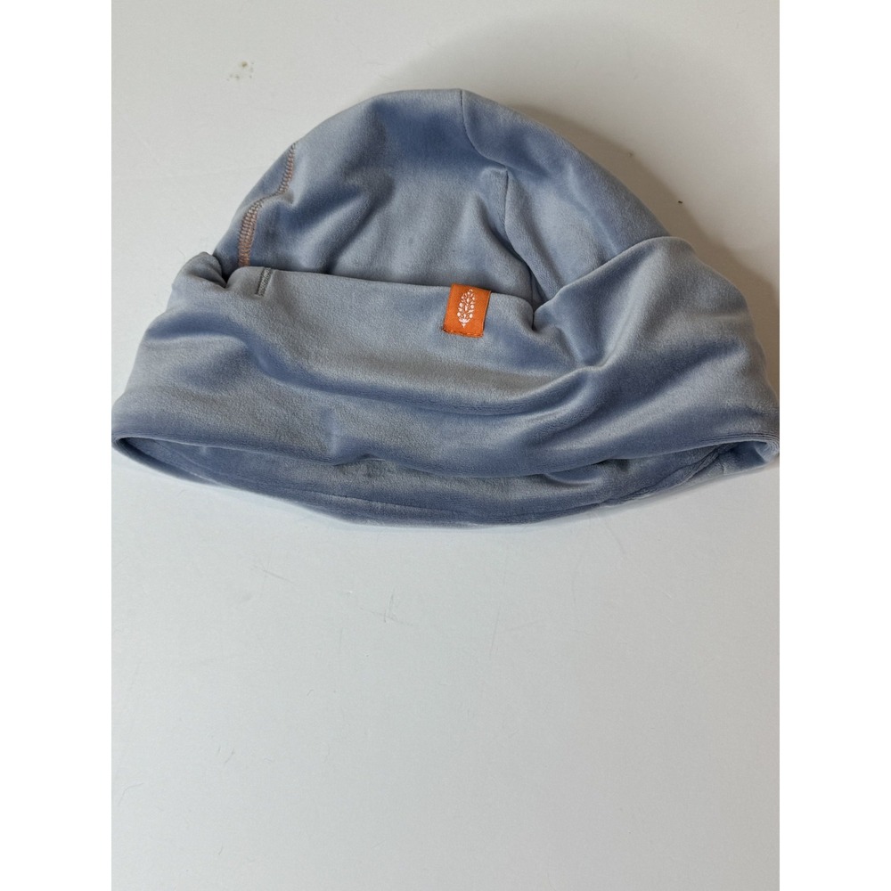 FP Movement Hat Cap Strap Back Womens Gray Soft Fleece Lined Cozy Winter Beanie